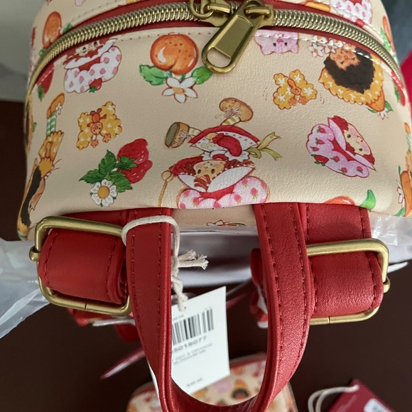 Strawberry shortcake backpack and wallet nwt Loungefly